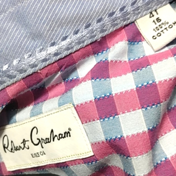 ROBERT GRAHAM GINGHAM BUTTON DOWN SHIRT - Picture 2 of 10